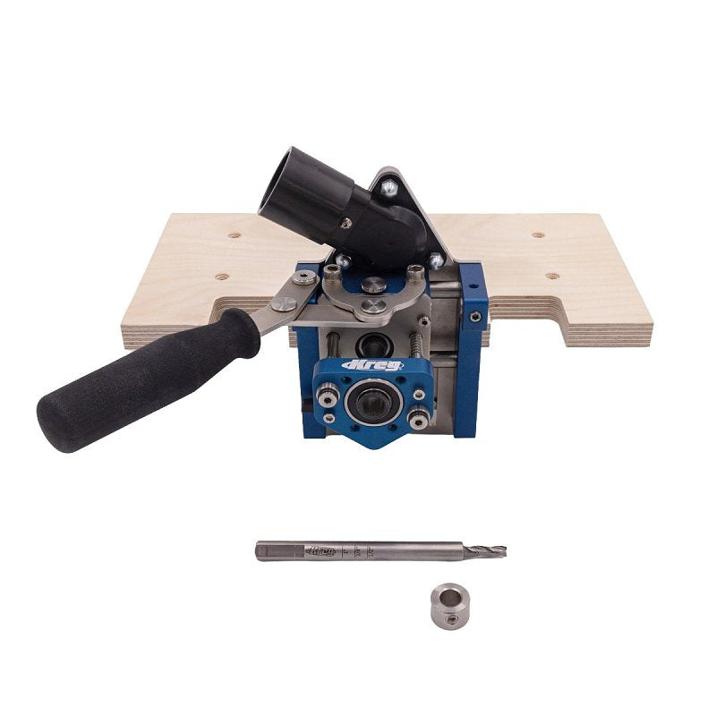 KREG Kreg MortiseMate Series KLTJ100 Loose Tenon Jig, 1/2 to 1-1/2 in THK Clamping, Aluminum/Stainless Steel