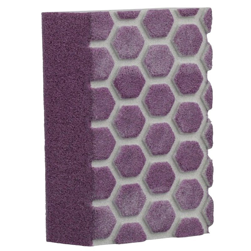 3M Pro Grade Precision DCDA220-PGP-2T 3-in-1 Sanding Sponge, 2-1/2 in L, 4-1/2 in W, 220 Grit, Fine BUILDING MATERIALS 3M