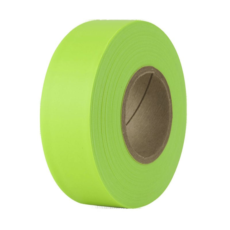INTERTAPE POLYMER IPG 6883 Flagging Ribbon, 50 yd L, 1.18 in W, Lime Glow, PVC TOOLS INTERTAPE POLYMER