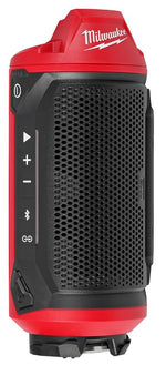 MILWAUKEE Milwaukee 2955-20 Cordless Jobsite Speaker, Tool Only, 12 V, Bluetooth, 10 hr Battery Life, 200 ft Connectivity Range