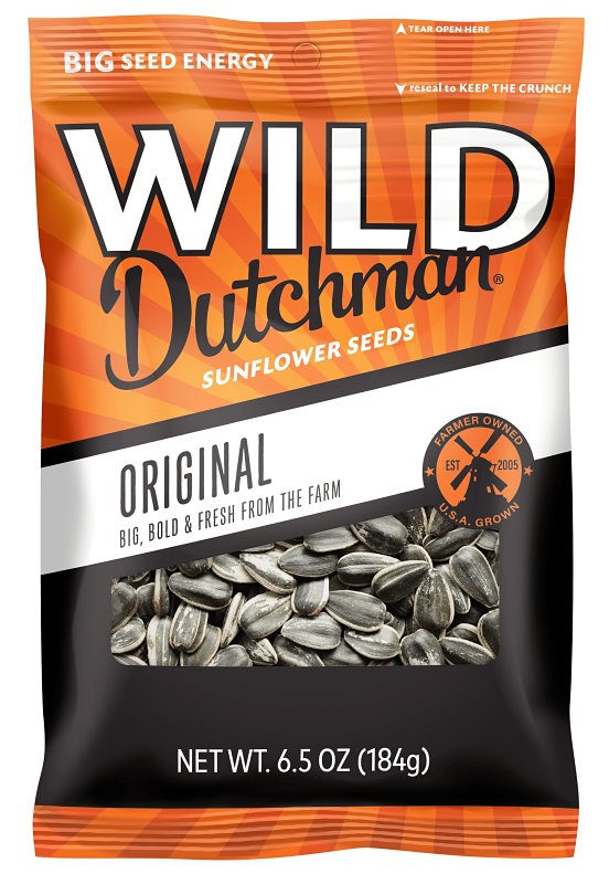 SOUTHERN SUN WILD Dutchman 50112 Roasted Sunflower Seed, Original Salted, 6.5 oz Bag HOUSEWARES SOUTHERN SUN
