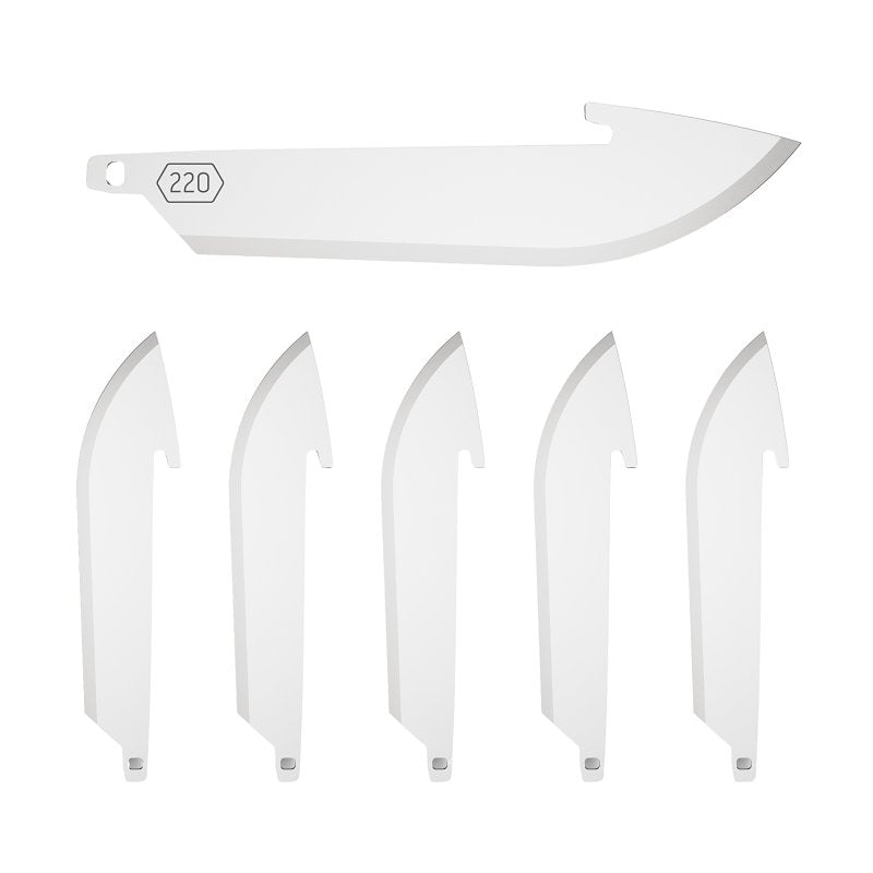 OUTDOOR EDGE CUTLERY Outdoor Edge RR22-6C Drop-Point Blade, 2.2 in L, Stainless Steel