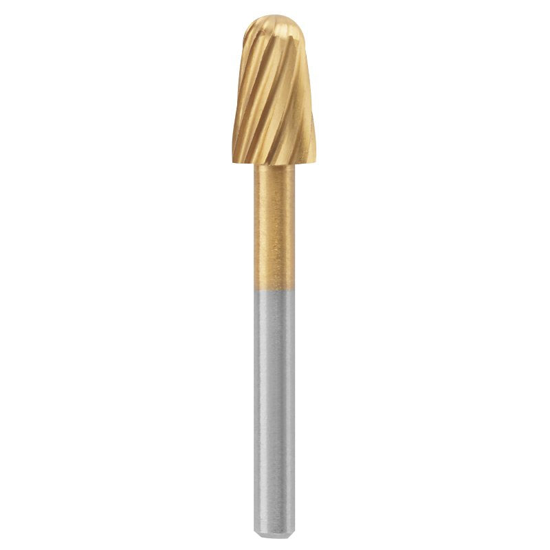 S-B POWER TOOL Dremel Max Life 117HP Rotary Carving Bit, 1/4 in Dia, 1-1/2 in L, 1/8 in Dia Shank, HSS TOOLS S-B POWER TOOL