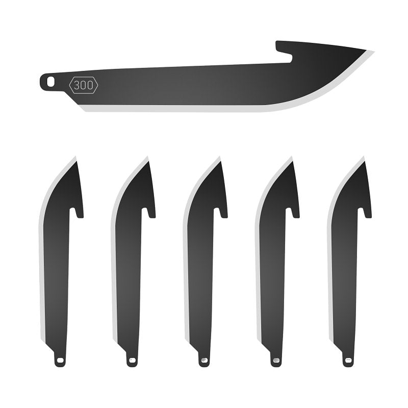 OUTDOOR EDGE CUTLERY Outdoor Edge RR30K-6C Drop-Point Replacement Blade, 3 in L, Stainless Steel