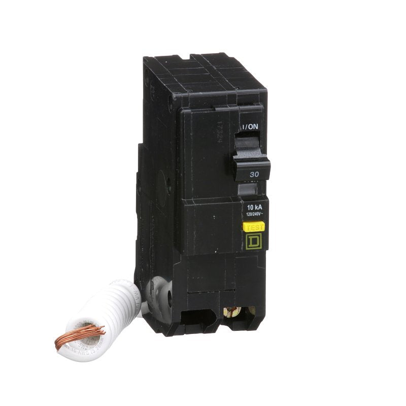 SQUARE D Square D QO QO230GFIC Miniature Circuit Breaker, Ground Fault, 30 A, 2-Pole, 120/240 VAC, Plug-In ELECTRICAL SQUARE D