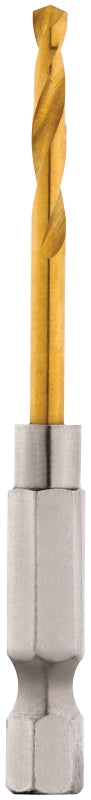 MILWAUKEE Milwaukee SHOCKWAVE 48-89-4605 Impact Drill Bit, 1/8 in Dia, 2.62 in OAL, Twist Flute, 1/4 in Dia Shank, Hex Shank TOOLS MILWAUKEE