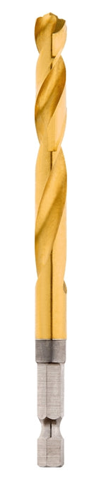 MILWAUKEE Milwaukee SHOCKWAVE 48-89-4618 Impact Drill Bit, 21/64 in Dia, 4.49 in OAL, Twist Flute, 1/4 in Dia Shank, Hex Shank TOOLS MILWAUKEE