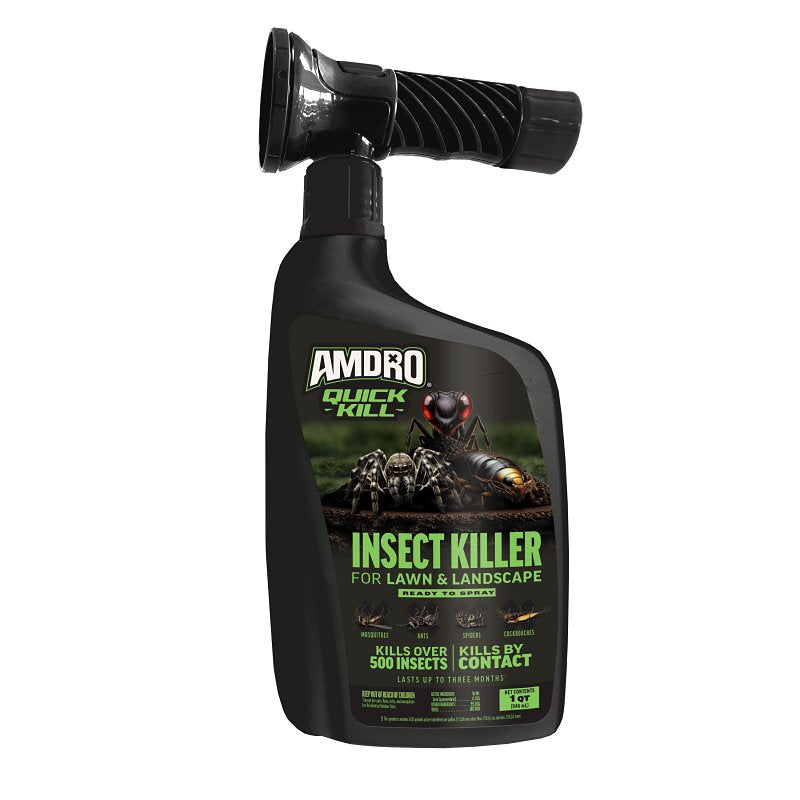 AMDRO Amdro QUICK KILL 100522991 Outdoor Insect Killer, Liquid, Spray Application, 32 oz Bottle LAWN & GARDEN AMDRO