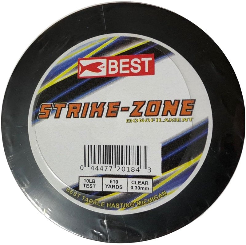 GSM Stopper Lures BEST KE-BST-LMC10 Strike Zone Fishing Line, 610 yd L, Monofilament, Clear, 10 lb APPLIANCES & ELECTRONICS GSM