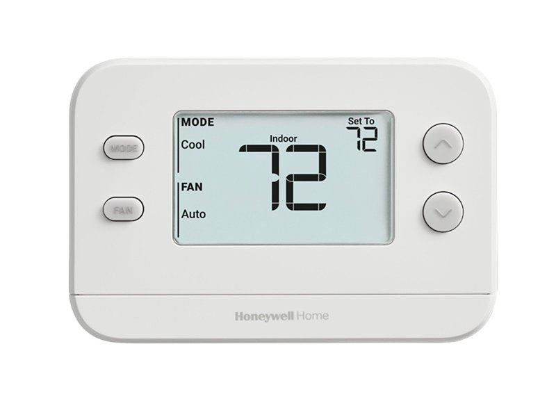 HONEYWELL Honeywell Home X2S Series RTH2CWF/N Wi-Fi Thermostat, 120 to 240 V, Remote Control, Backlit Display