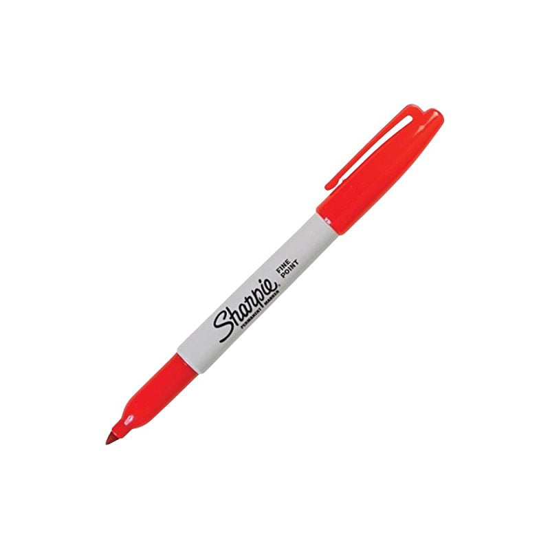 SHARPIE Sharpie 30052 Permanent Marker, Fine Lead/Tip, Red Lead/Tip HOUSEWARES SHARPIE