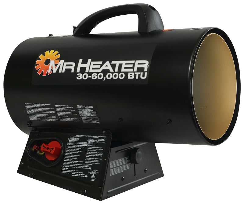 MR HEATER Mr. Heater Contractor F271370 Forced Air Gas Heater, 20 lb Tank, Propane, 30000 to 60000 Btu, 300 cfm Air APPLIANCES & ELECTRONICS MR HEATER