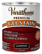 VARATHANE Varathane 358300 Premium Stain, Cabernet, Gel, Paste, 1 qt PAINT VARATHANE