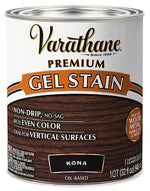 VARATHANE Varathane 358174 Premium Gel Stain, Kona, Liquid, 1 qt PAINT VARATHANE