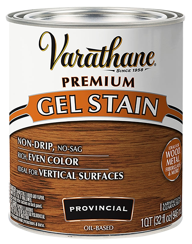 VARATHANE Varathane 358307 Premium Stain, Provincial, Gel, Paste, 1 qt PAINT VARATHANE