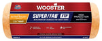 WOOSTER BRUSH Wooster RR926-9 Roller Cover, 1-1/4 in Thick Nap, 9 in L, Fabric Cover, Lager PAINT WOOSTER BRUSH