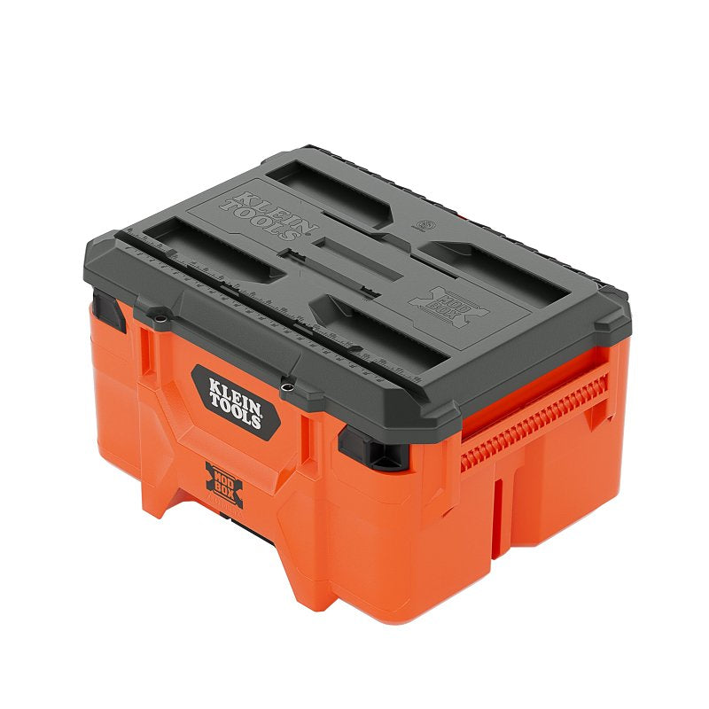 KLEIN Klein Tools MODbox Series 54200MBX Medium Toolbox, 100 lb, Polymer, Orange, 22 in L x 12.1 in H Outside