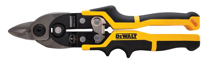 DEWALT DEWALT DWHT14694 Aviation Snip, 9-1/4 in OAL, 1 in L Cut, Bullnose, Straight Cut, Chrome Vanadium Steel Blade