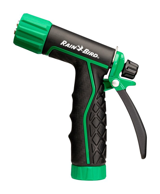 RAINBIRD Rain Bird TRNZLADJRT Adjustable Rear Trigger Swivel Hose End Nozzle, 3/4 in, GHT, Carbon Fiber