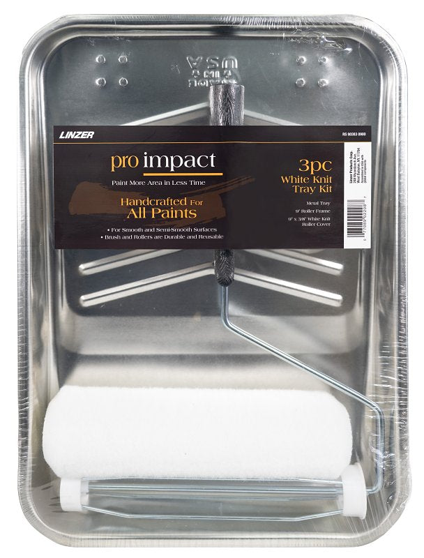 LINZER ROLLER KNIT TRAY KIT WHITE