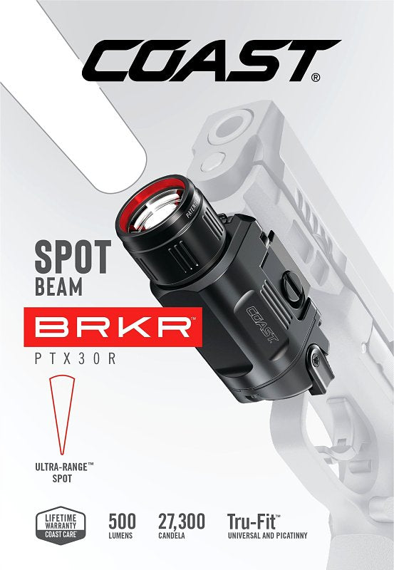 COAST Coast PTX30R Pistol Light, Fixed Focus