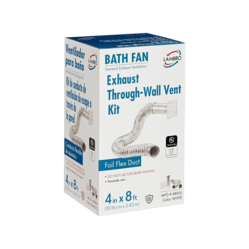 LAMBRO Lambro 480UL Louvered Vent Kit PLUMBING, HEATING & VENTILATION LAMBRO