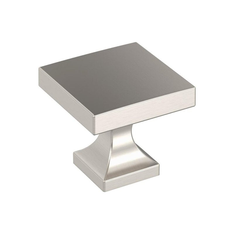 AMEROCK Amerock Pedestal Series BP37024G10 Cabinet Knob, 1 in Projection, Zinc, Satin Nickel HARDWARE & FARM SUPPLIES AMEROCK