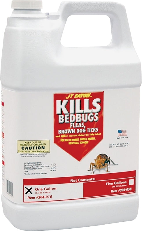 J.T. EATON J.T. Eaton 204-O1G Bed Bug Killer, Liquid, Spray Application, 1 gal LAWN & GARDEN J.T. EATON