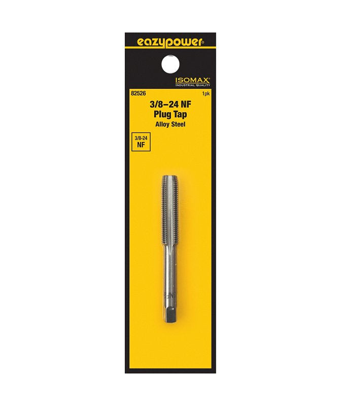 EAZYPOWER Isomax 82526 Plug Tap, 3/8-24 Thread, NF Thread, Tungsten Steel