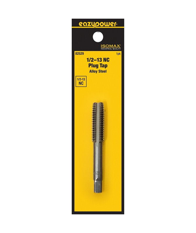 EAZYPOWER Isomax 82529 Tap, 1/2-13 Thread, NC Thread, Plug Chamfer, Tungsten Steel