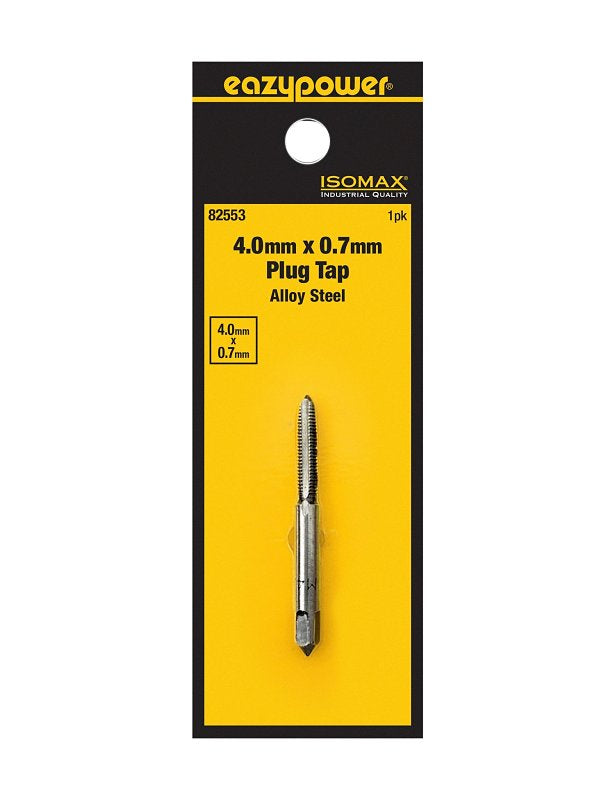 EAZYPOWER Isomax 82553 Tap, M4x0.7 Thread, Plug Chamfer, Tungsten Steel