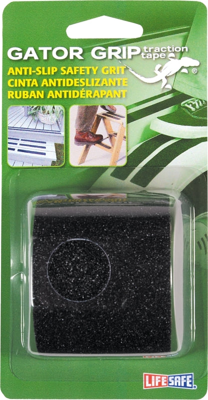 INCOM MANUFACTURING Incom RE172 Safety Grit Tape, 5 ft L, 2 in W, PVC Backing, Black PAINT INCOM MANUFACTURING
