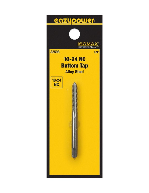 EAZYPOWER Isomax 82598 Straight Flute Tap, #10-24 Thread, UNC Thread, Bottom Chamfer