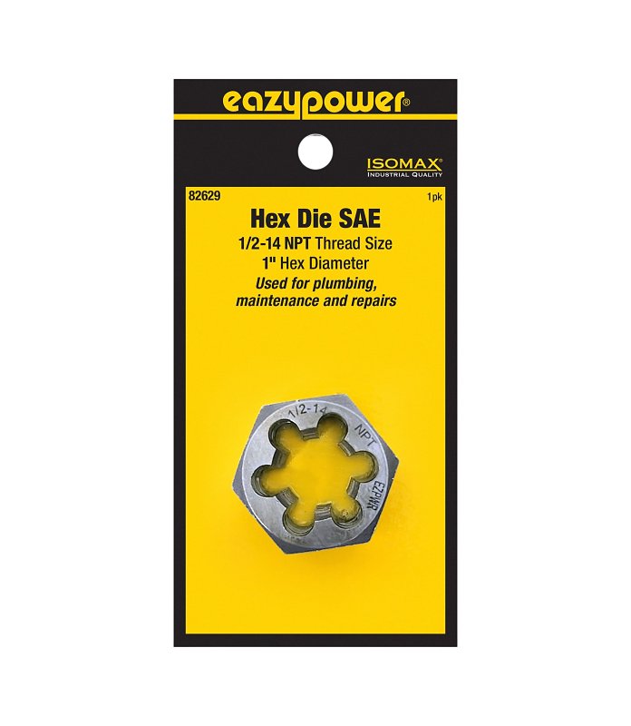 EAZYPOWER Isomax 82629 Pipe Taper Die, 1/2-14 Thread, NPT Thread TOOLS EAZYPOWER