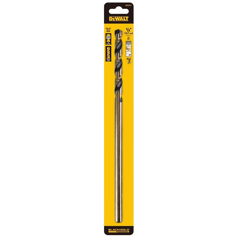 DEWALT DRILL BIT HSS BLK OX 1/2X12IN