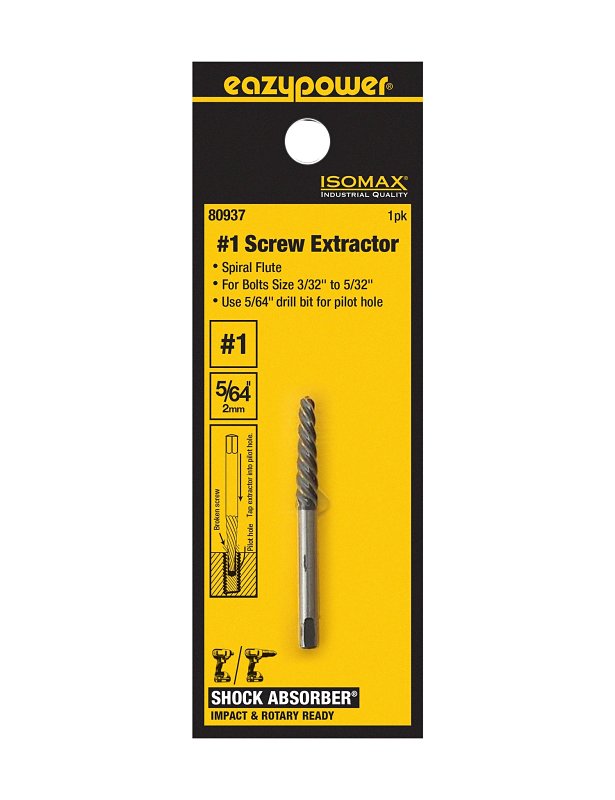 EAZYPOWER 80937 1PK 1 SCREW EXTRACTOR