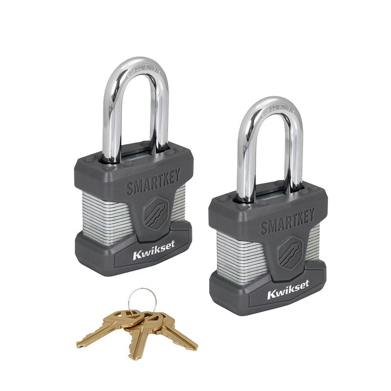 KWIKSET PADLOCK SMT 2IN PADLOCK 2KA 1-1/2SH