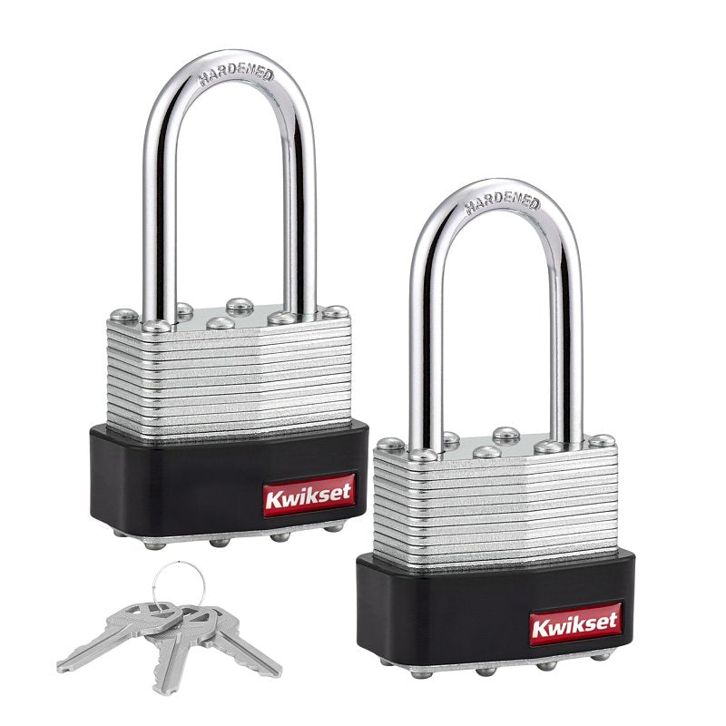 KWIKSET PADLOCK LAMIN STEEL 1-9/16 IN PADLOCK