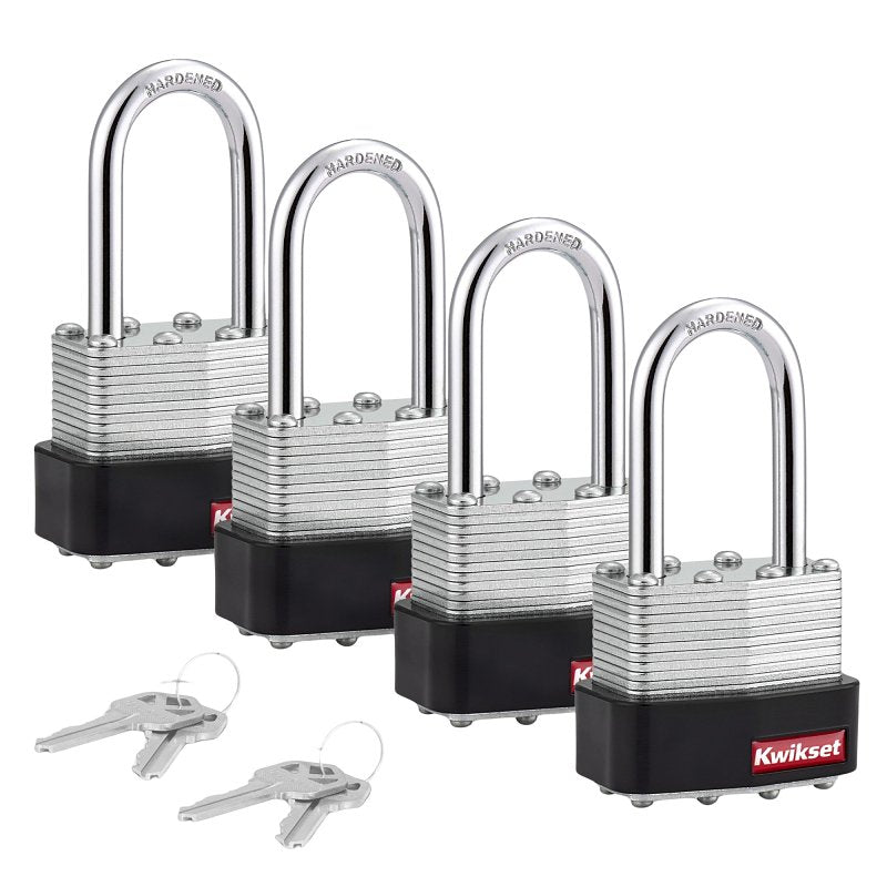KWIKSET PADLOCK LAMIN STEEL 1-9/16 IN PADLOCK