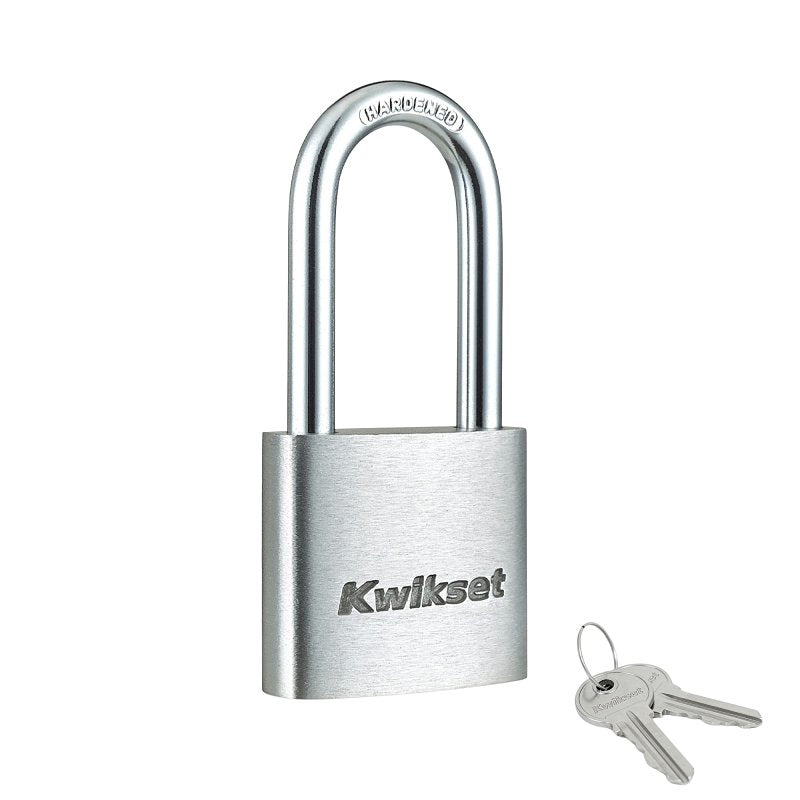 KWIKSET PADLOCK ALUMINUM 1-9/16IN PADLOCK 1-1/
