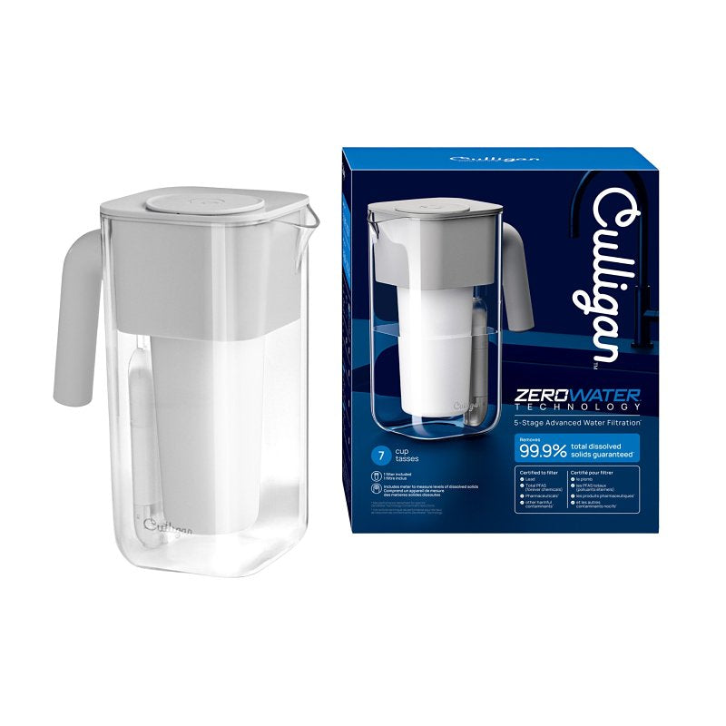 CULLIGAN PITCHER PLASTIC COOL GRY 7-CUP HOUSEWARES CULLIGAN