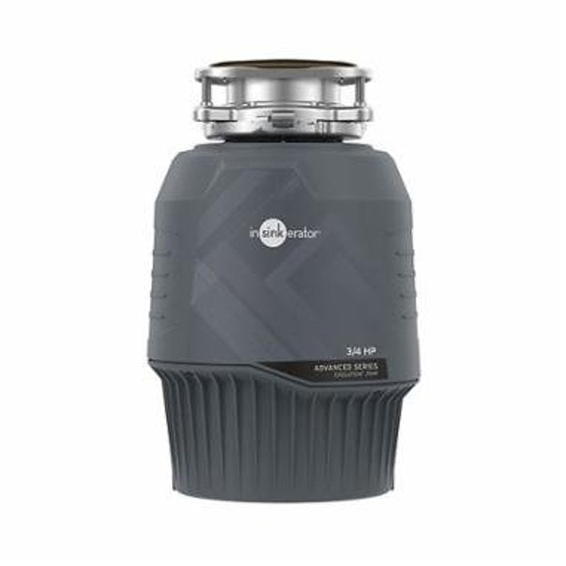 INSINKERATOR InSinkErator Evolution Series 80021-ISE Garbage Disposal, 0.75 hp Motor, 120 V, Steel, Gray, 9 Year Limited Warranty