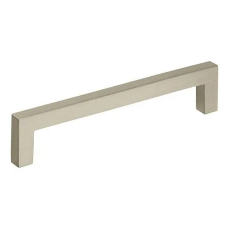 AMEROCK Amerock Monument Series 2000847 Cabinet Pull, 5-7/16 in L Handle, 1-3/16 in Projection, Aluminum, Satin Nickel