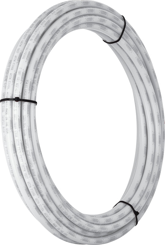 SHARKBITE SharkBite U860W50 Pipe Tubing, 1/2 in, PEX-B, Polyethylene, White, 50 ft L PLUMBING, HEATING & VENTILATION SHARKBITE