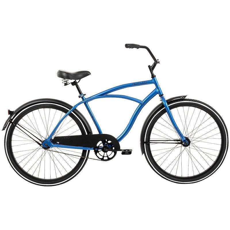 HUFFY Huffy 66622 Cruiser Bicycle, Men's, 12+, Steel Frame, Coaster Brake, 26 in Dia Wheel, Blue