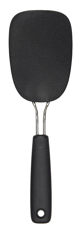 OXO INTERNATIONAL Good Grips 1058984 Flexible Turner, 4 in W Blade, Nylon Blade, Black HOUSEWARES OXO INTERNATIONAL