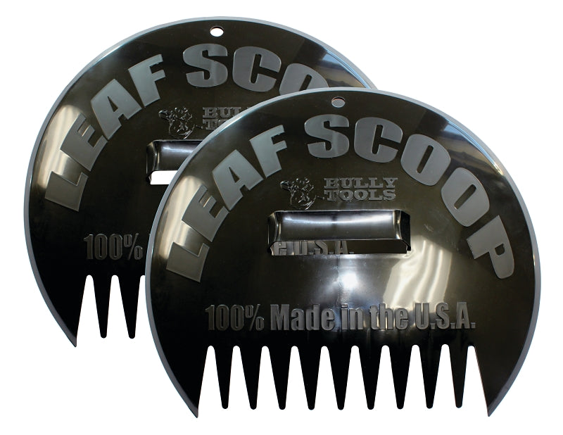 BULLY TOOLS BULLY Tools 1000 Leaf Scoop, 12-1/2 in L, 14-5/8 in W, Polymer Blade, Polypropylene Handle