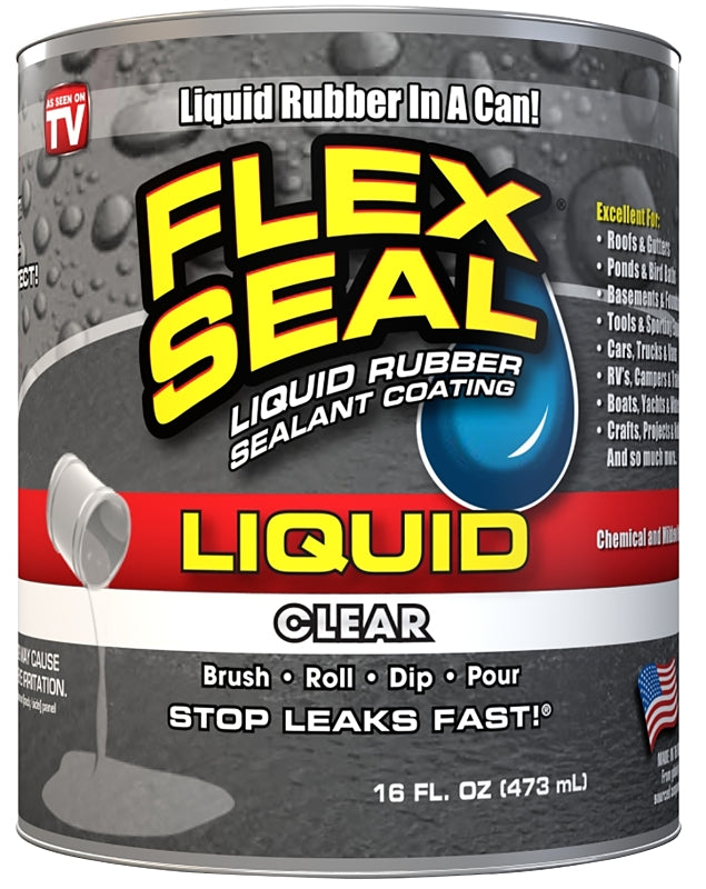 FLEX SEAL Flex Seal LFSCLRR16 Rubberized Coating, Clear, 16 oz Can HOUSEWARES FLEX SEAL