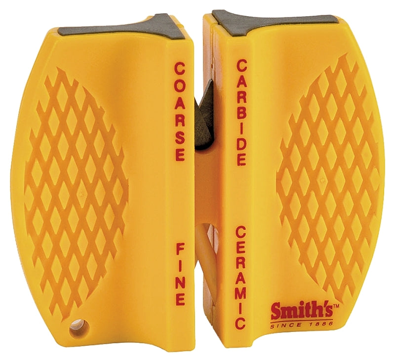 GSM Smith's CCKB Knife Sharpener, 1500 Grit, Coarse, Extra Fine, Carbide Abrasive