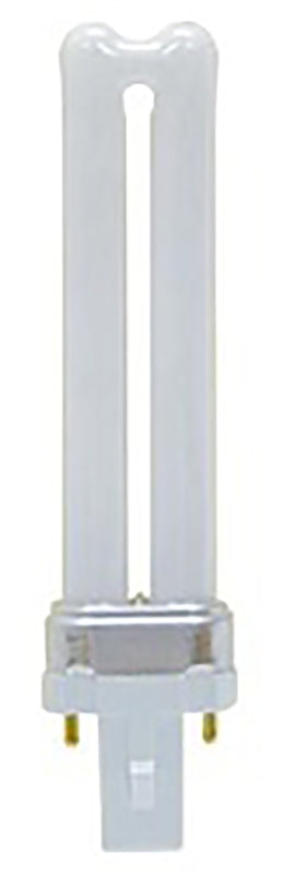 GE GE 13576 CFL Bulb, 7 W, T4 Lamp, G23 Lamp Base, 400 Lumens, 2700 K Color Temp, Soft White Light